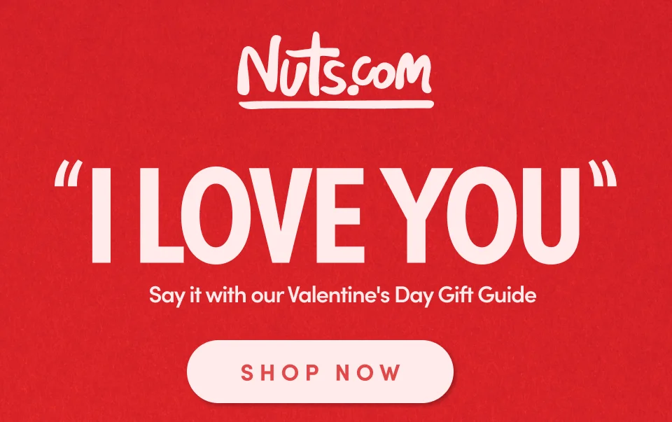 Nuts.com FREE! VALENTINE'S Popcorn Pretzel Mix, when you spend $59+ SHOP NOW