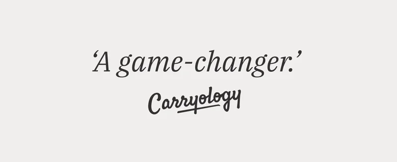 Carryology Quote