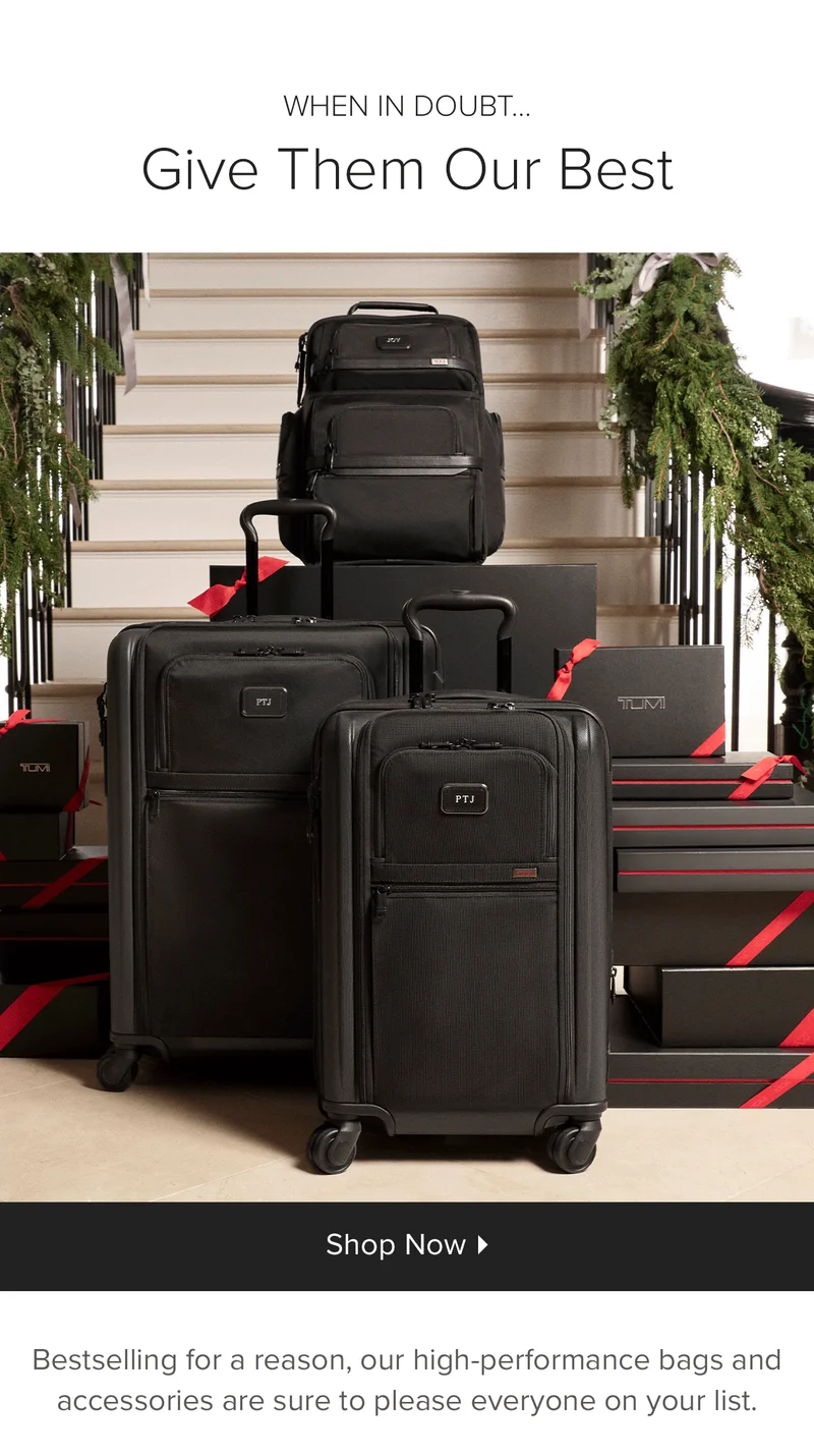 When in Doubt...Give Them Our Best. Bestselling for a reason, our high-performance bags and accessories are sure to please everyone on your list.