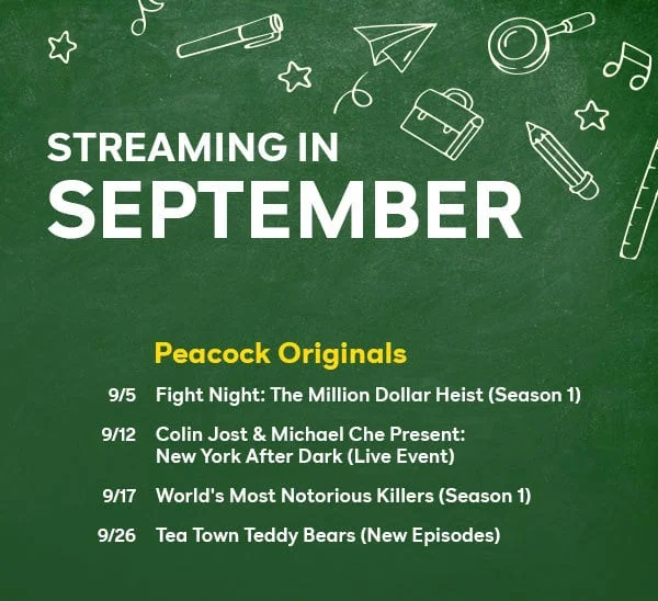 See what's new in September
