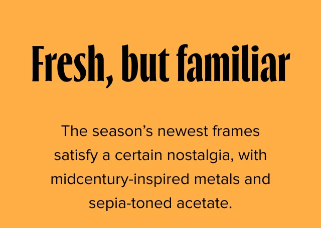 Fresh, but familiar