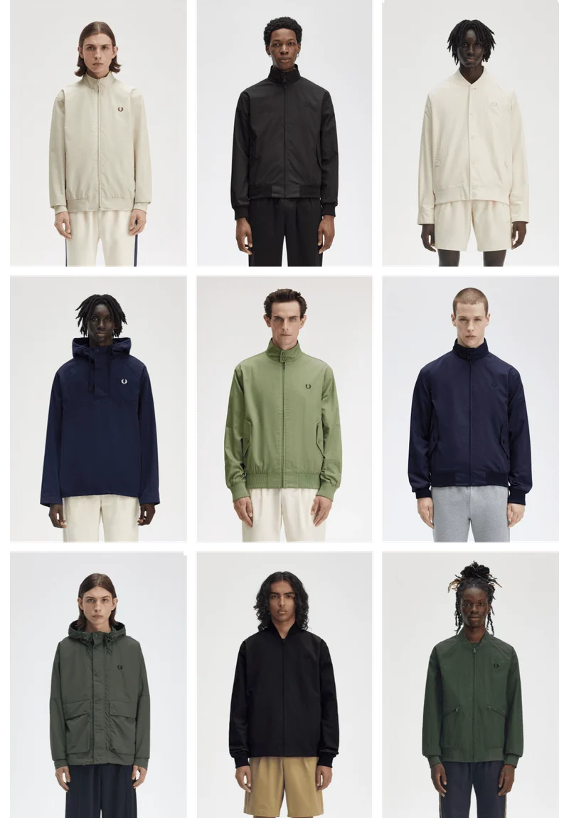 Fred Perry Lightweight Jackets