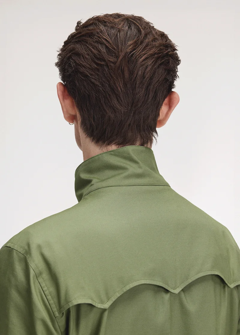 Fred Perry Olive Mint Harrington Jacket