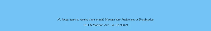 Manage Preferences