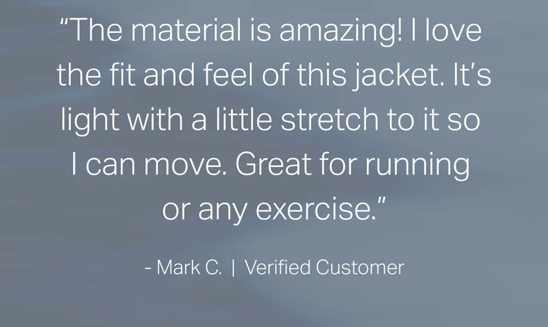 "The material is amazing!"