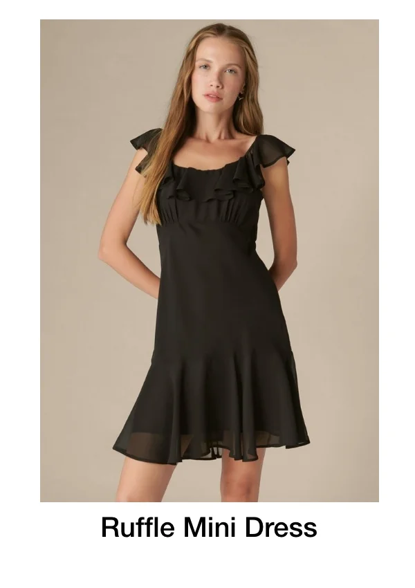 Ruffle Mini Dress