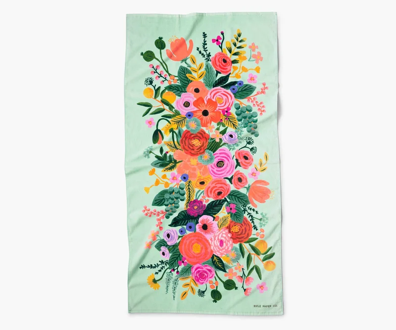 Image of Beach Towel - Garden Party