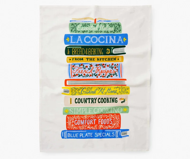 Image of Tea Towel - Cookbooks