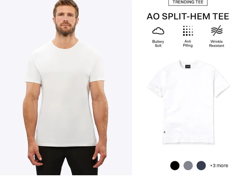 AO Split-Hem Tee