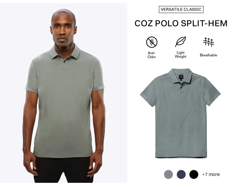 COZ Polo Split-Hem