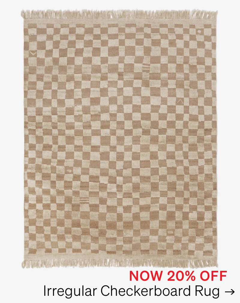 Shop Irregular Checkerboard Rug