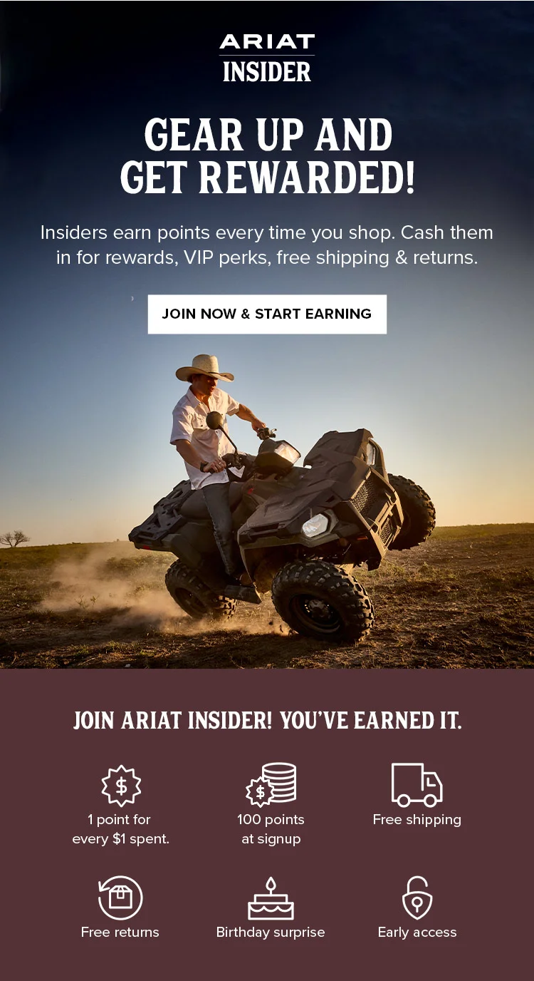 Ariat Insider - Join Now &amp; Start Earning