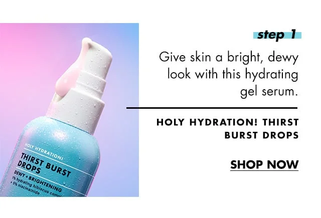 Step 1: Give skin a dewy look