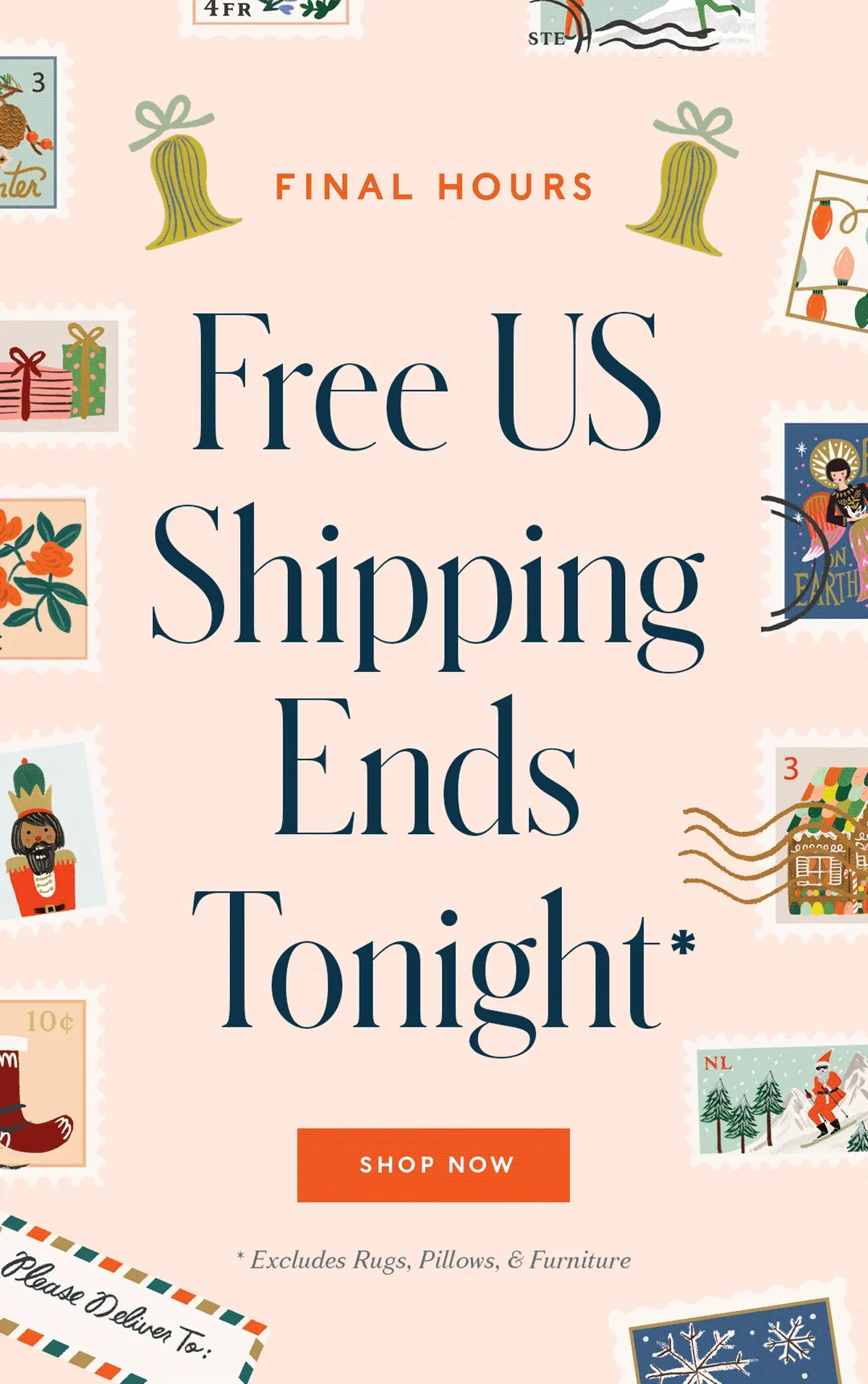 Free US Shipping Ends Tonight!