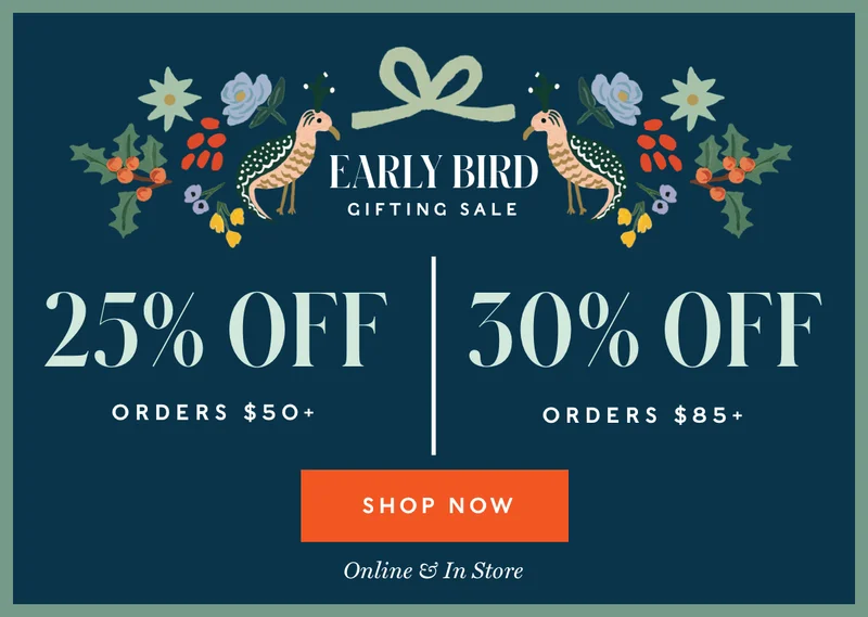 Early Bird Gifting Sale