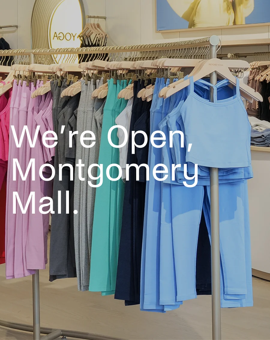 We're open, Montgomery Mall.