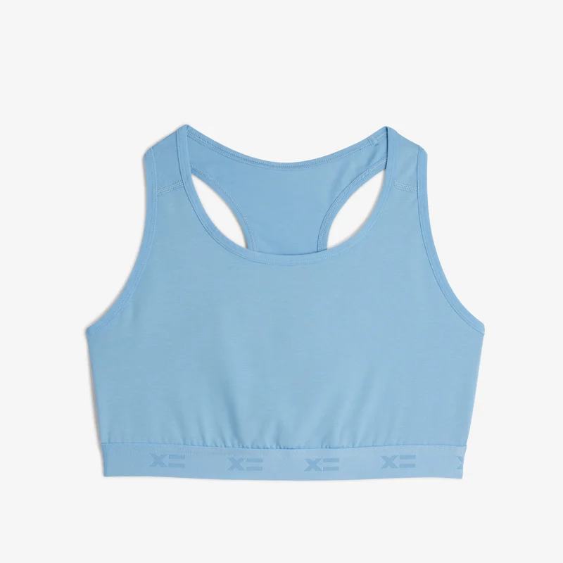 Image of Racerback Soft Bra - Blue Sky