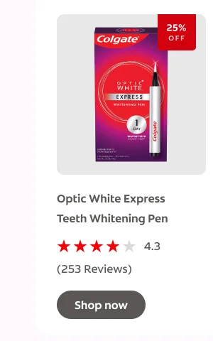 Optic White Express Teeth Whitening Pen 25% off Click here to shop now