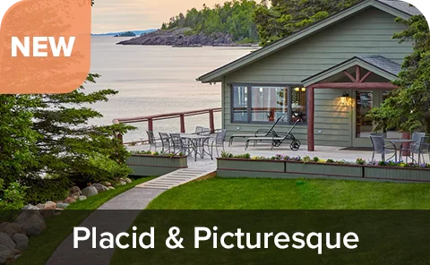 Enjoy the tranquil waters of a private home beside the lake.