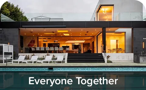 Spread out and enjoy each others’ company without feeling cramped.