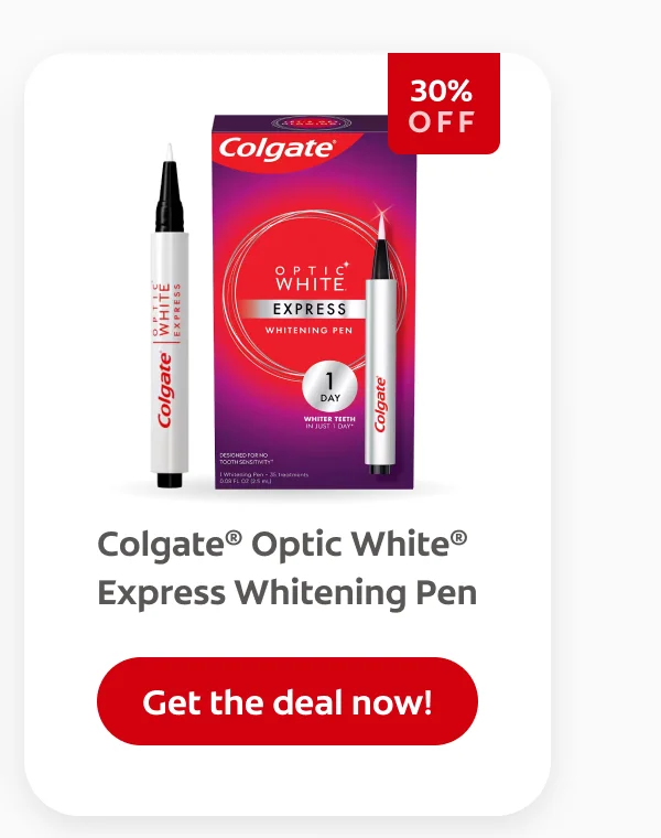 Colgate® Optic White® Express Whitening Pen Get the deal now