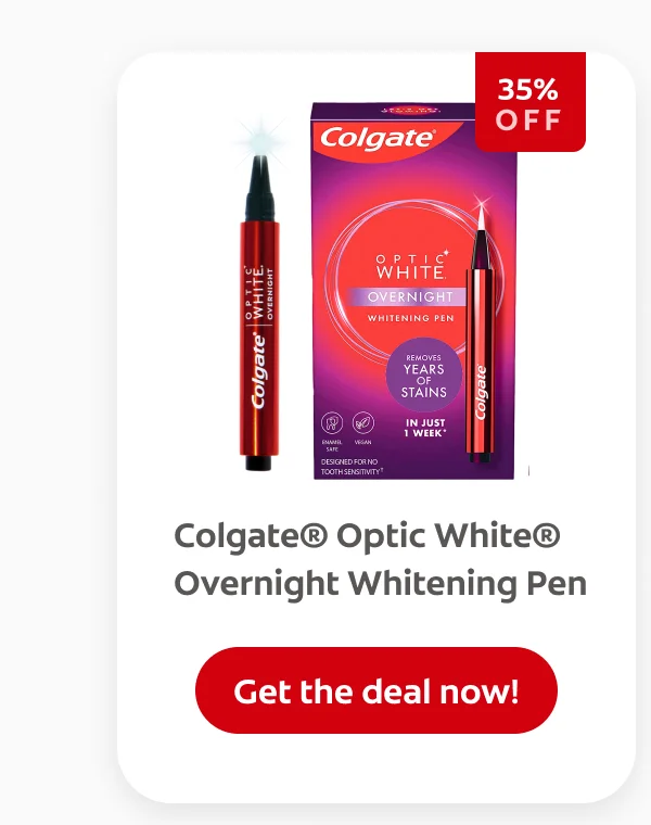Colgate® Optic White® Overnight Whitening Pen Get the deal now