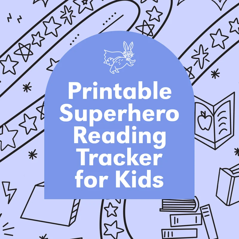 Printable Superhero Reading Tracker for Kids