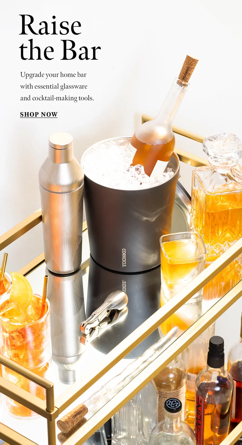 Upgrade your home bar with these essentials