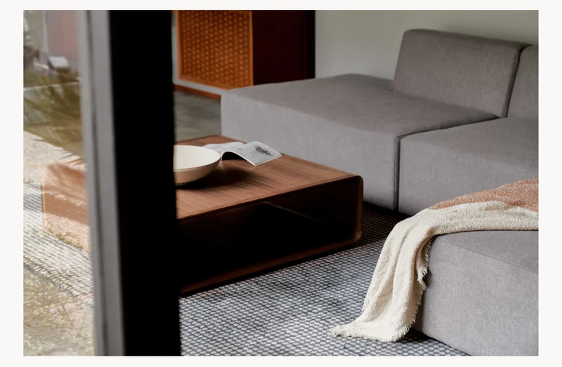 Pictured: The Form Sectional & Modular Table