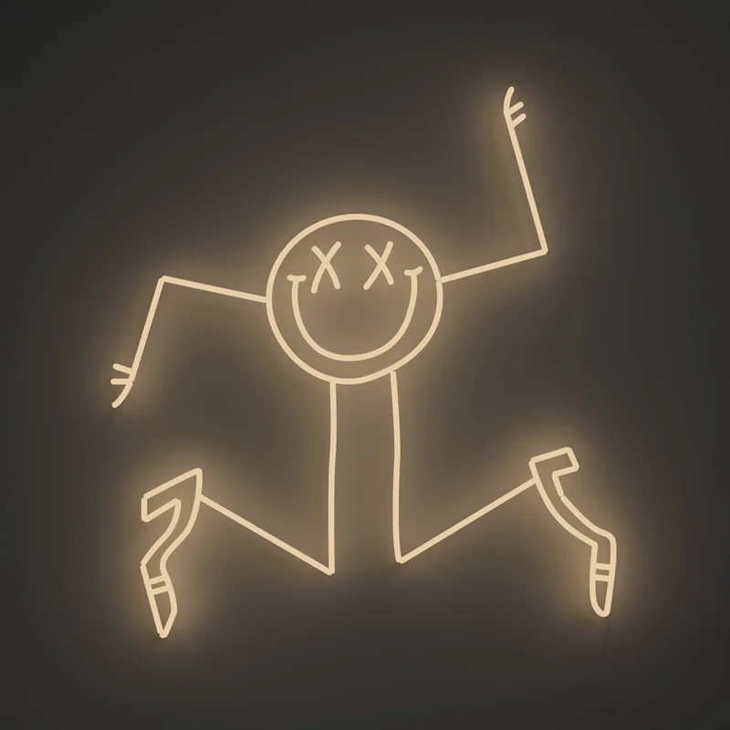 Image of Dancing Lady by Smiley World x André Saraiva - LED neon sign