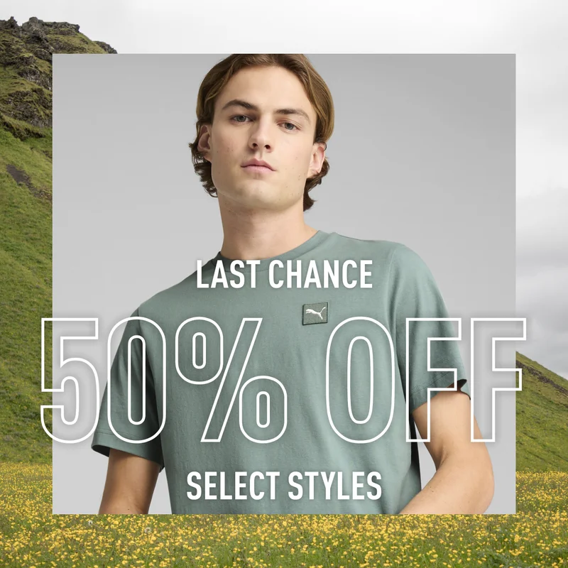 LAST CHANCE | 50% OFF | SELECT STYLES