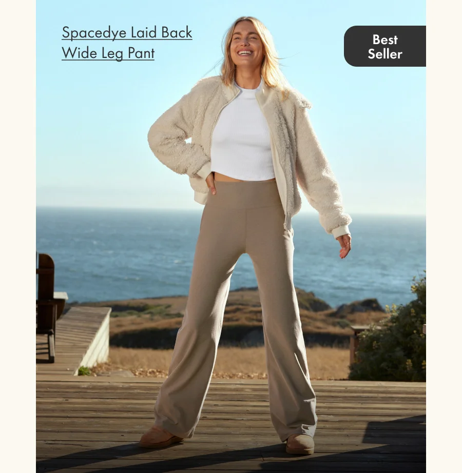 Spacedye Laid Back Wide Leg Pant