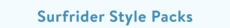 Surfrider Style Packs