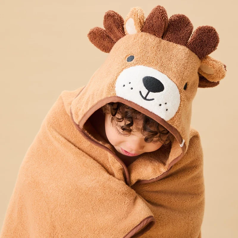 Image of Lion Baby & Kids Hooded Bath Towel