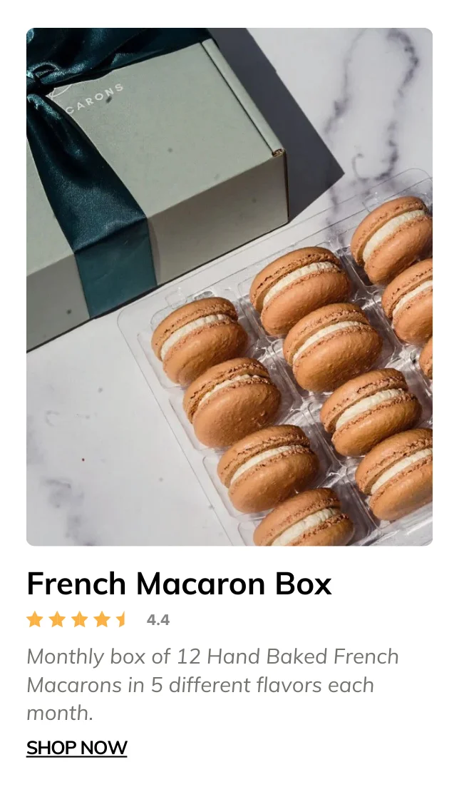 Phivi French Macaron Box
