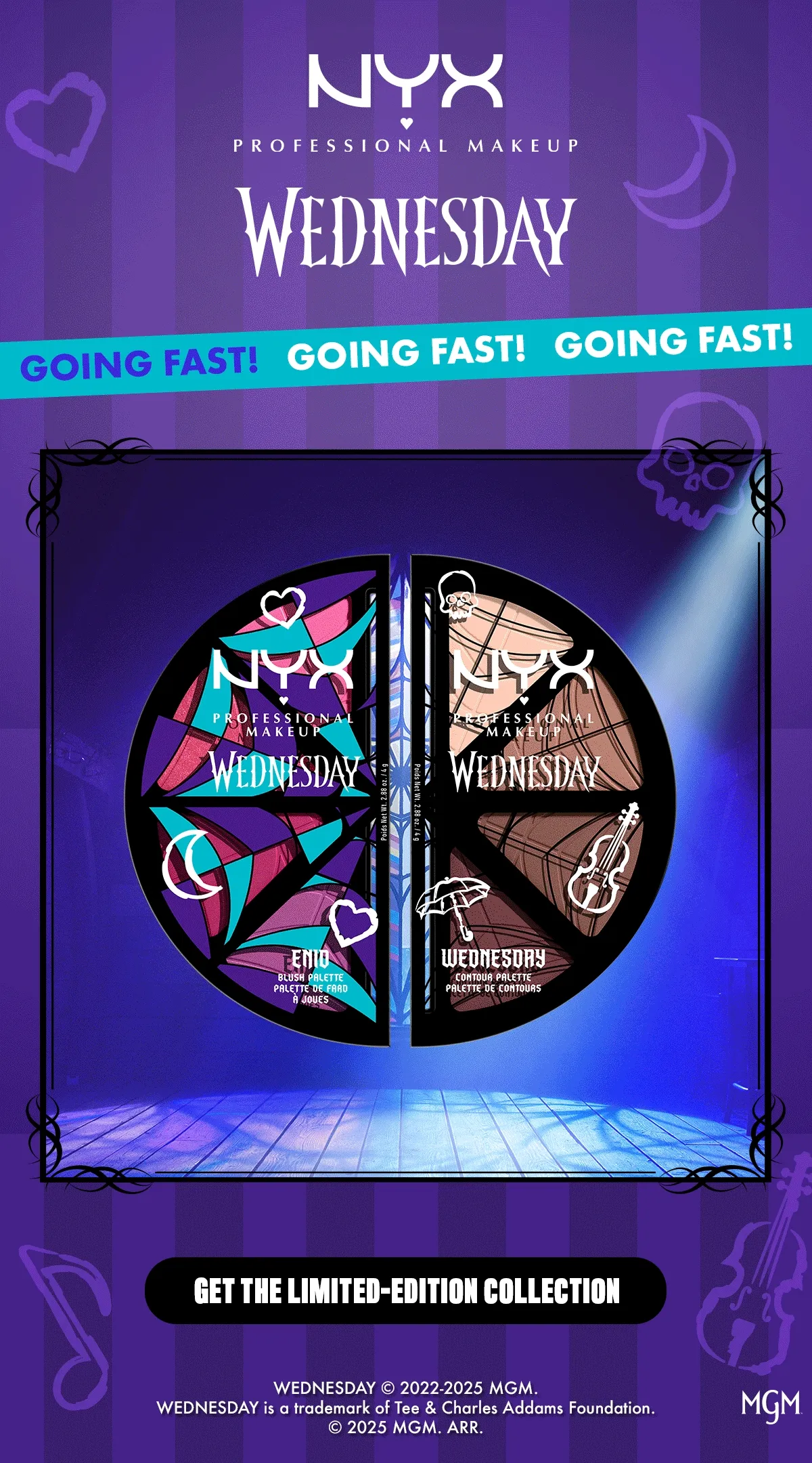 NYX WEDNESDAY COLLAB