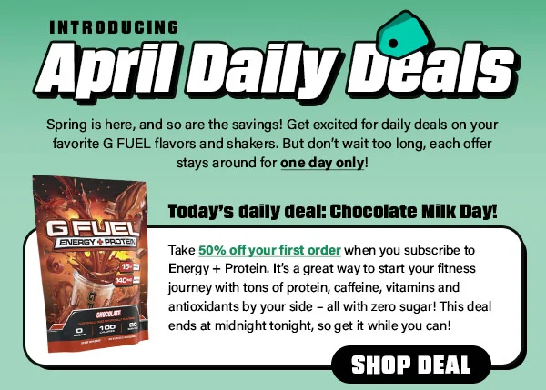 Introducing April Daily Deals