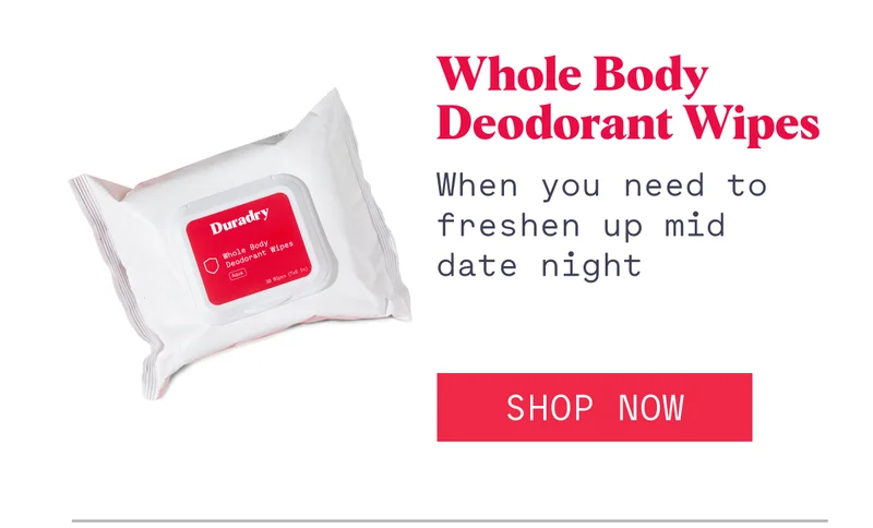 Whole Body Deodorant Wipes