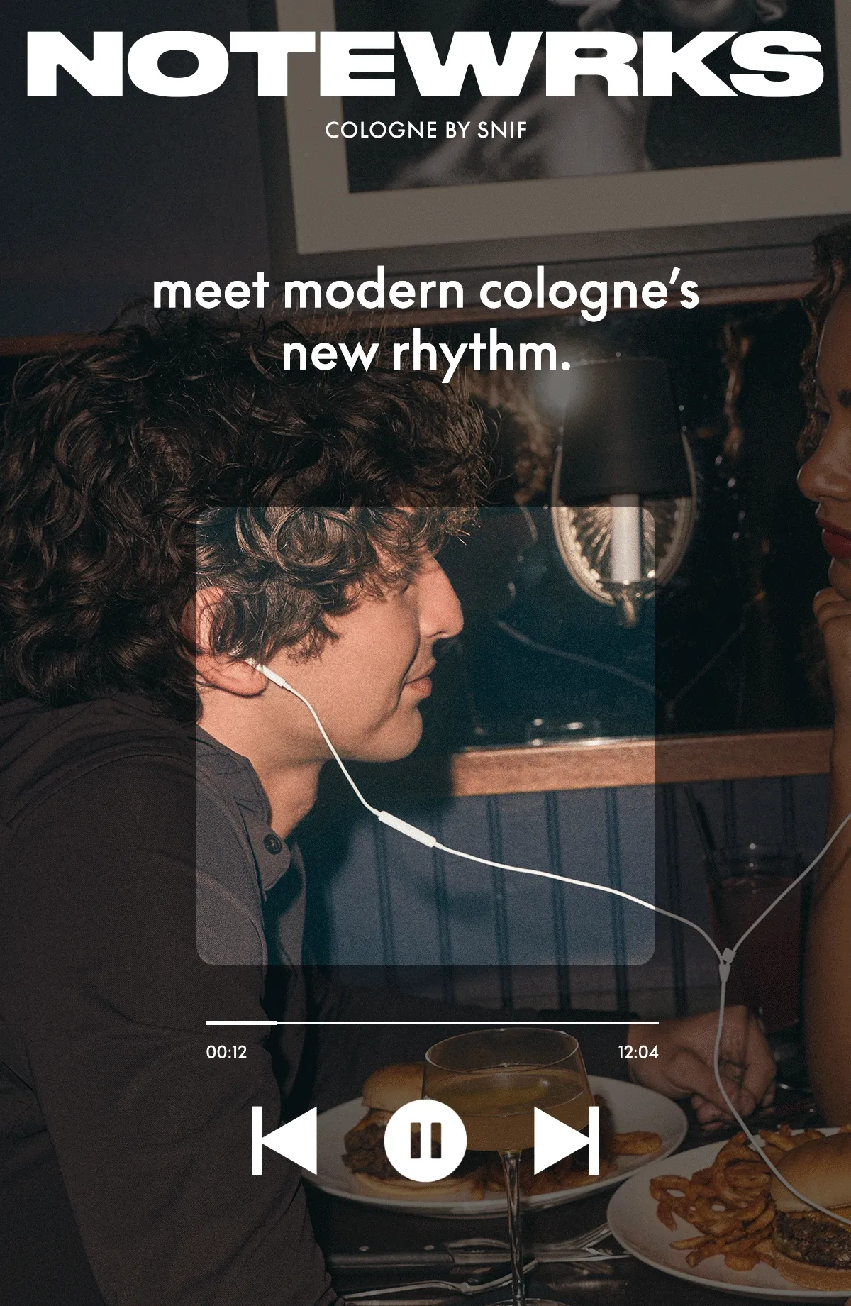 meet modern cologne's new rhythm. Three scents drop December 4th. Listen while you wait.