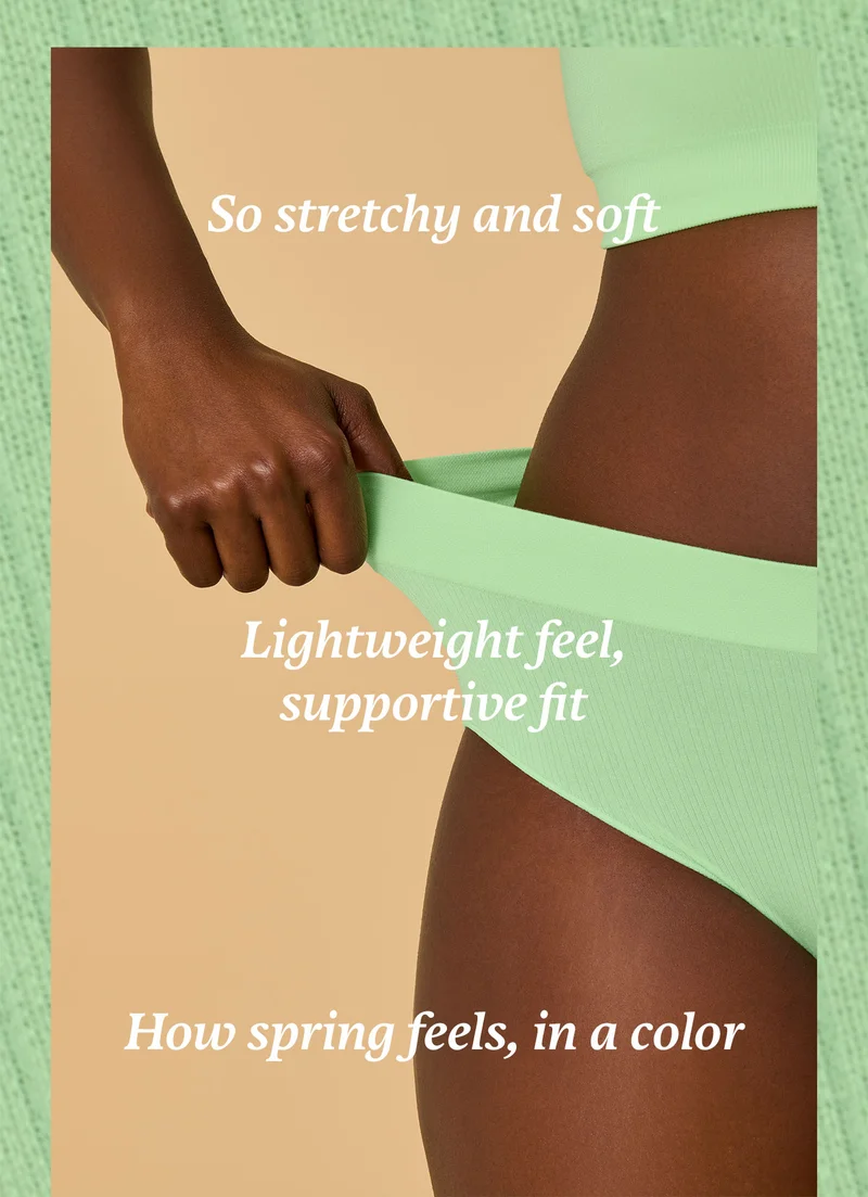 So stretchy and soft | Lightweight feel, supportive fit | How spring feels, in a color