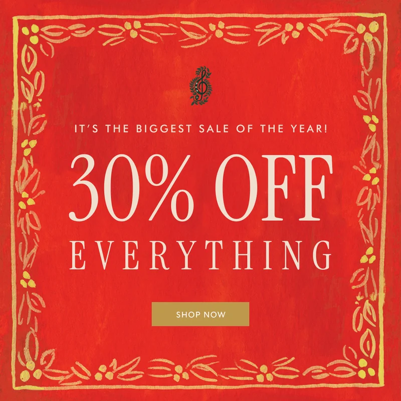 IT'S THE BIGGEST SALE OF THE YEAR! 30% OFF EVERYTHING | SHOP NOW