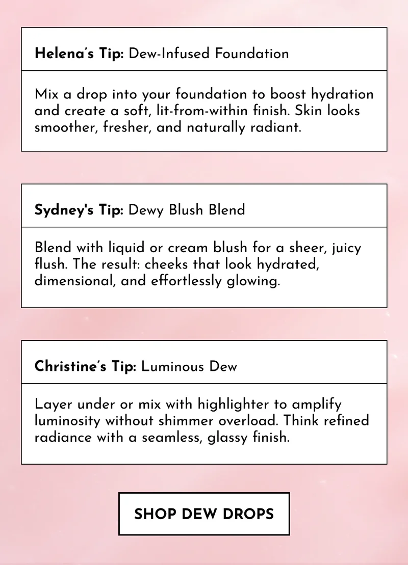 Glow HQ Dew Drops Mixing Hacks