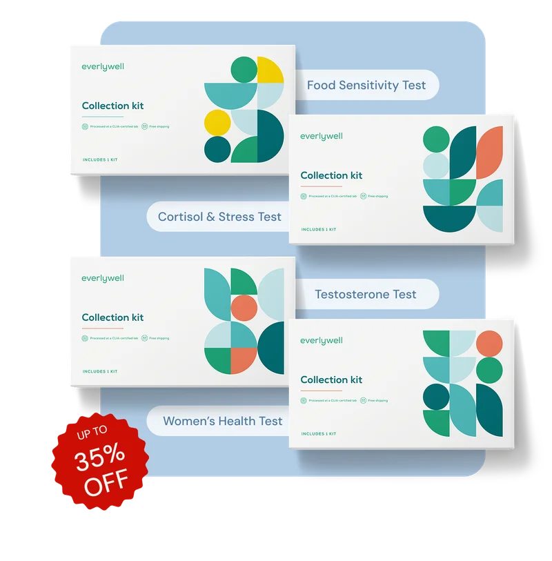 up t0 35% off at-home lab tests