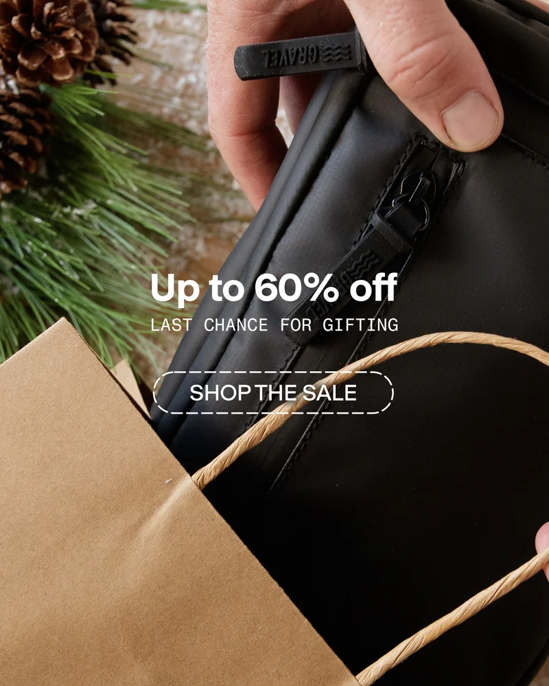 glacier bags are out of stock, get on the list to be the first to know