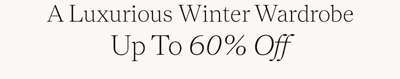 Winter Edit Sale