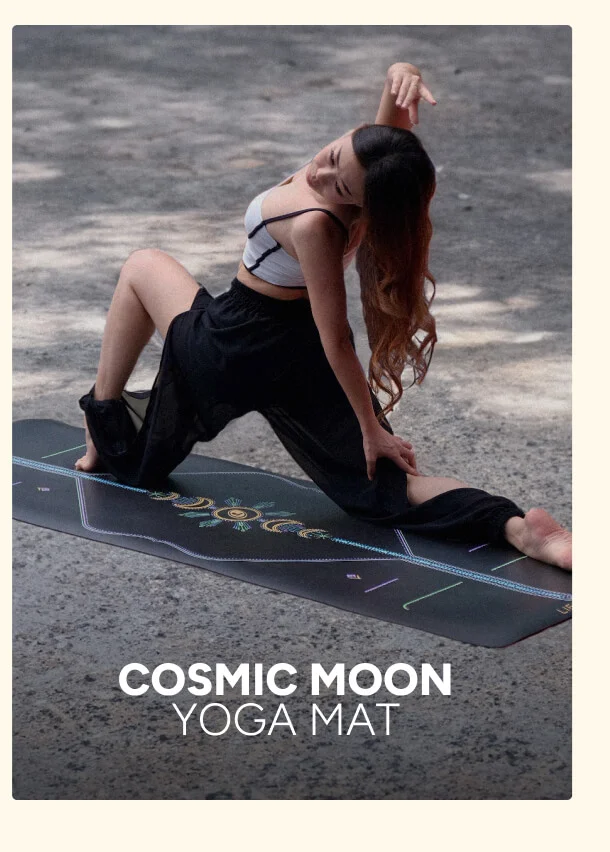 Cosmic Moon Yoga  Mat
