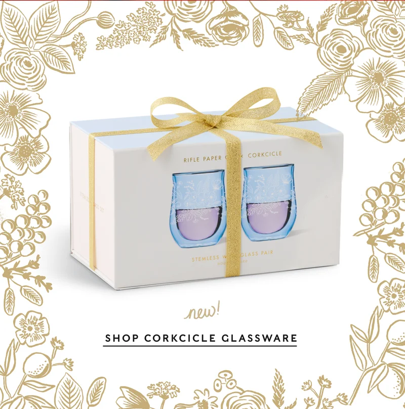 New Corkcicle Glassware
