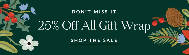 Shop 25% Off Gift Wrap