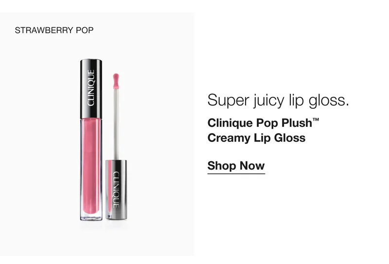 STRAWBERRY POP | Super juicy lip gloss. Clinique Pop Plush™ Creamy Lip Gloss | Shop Now