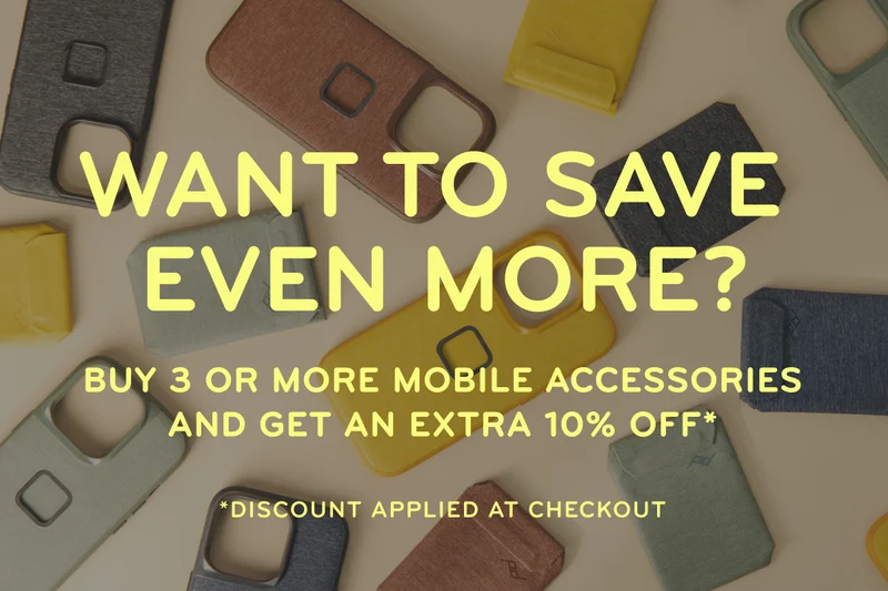 Buy 3 or more mobile accessories and get an extra 10% off